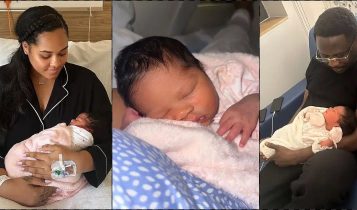 Tania Omotayo welcomes newborn baby